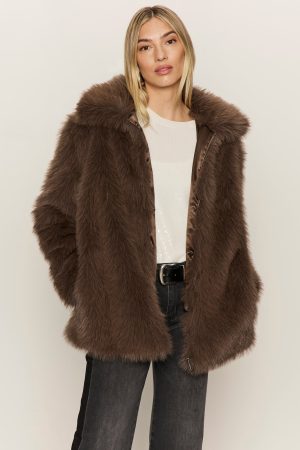 Carmen Fur Coat Morel
