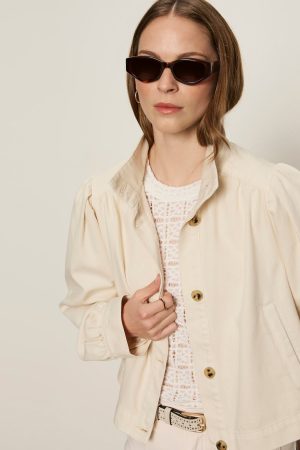 Charlotte Twill Jacket Collagen