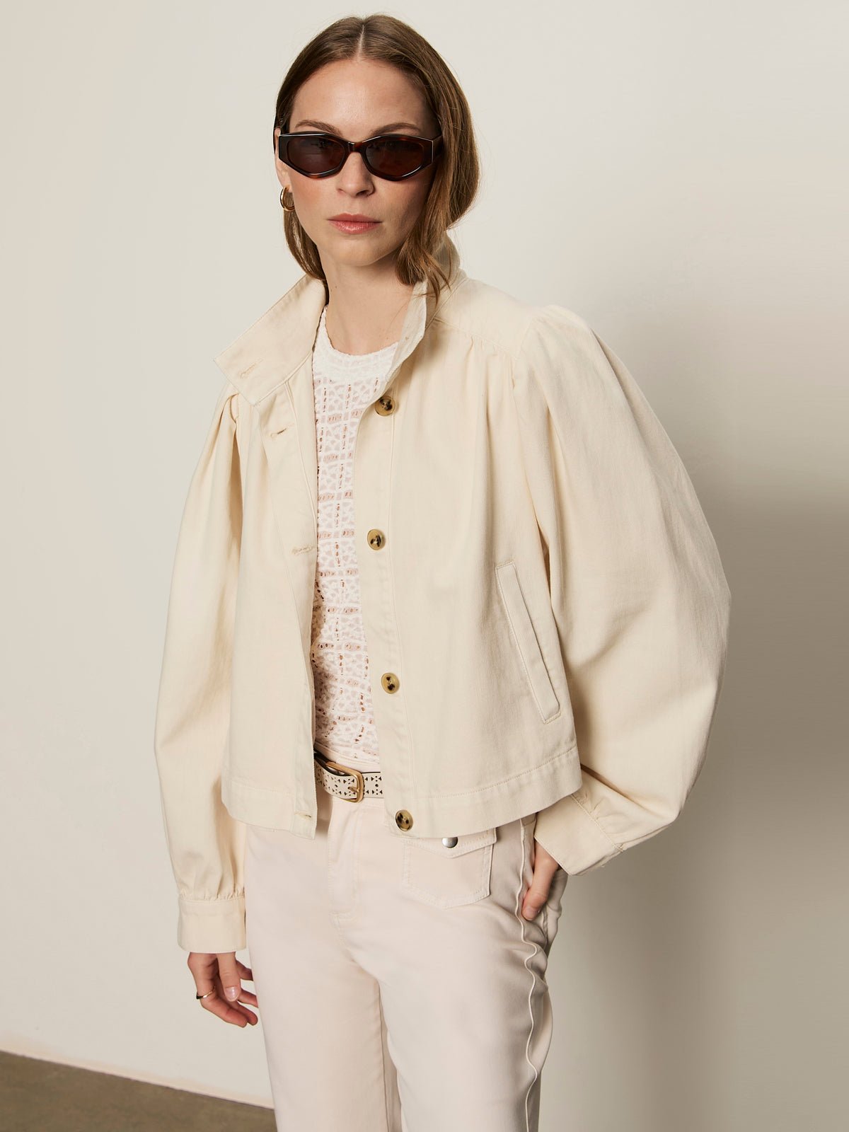 Charlotte Twill Jacket Collagen - Image 3