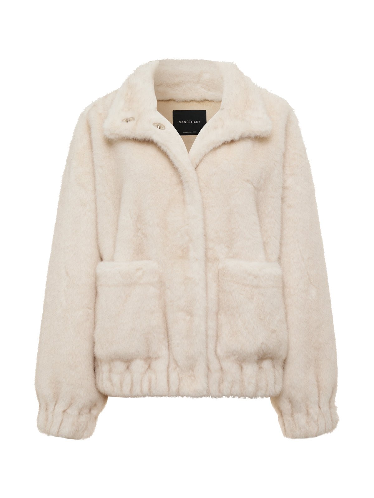 Coco Fur Jacket Almond Cream - Image 7