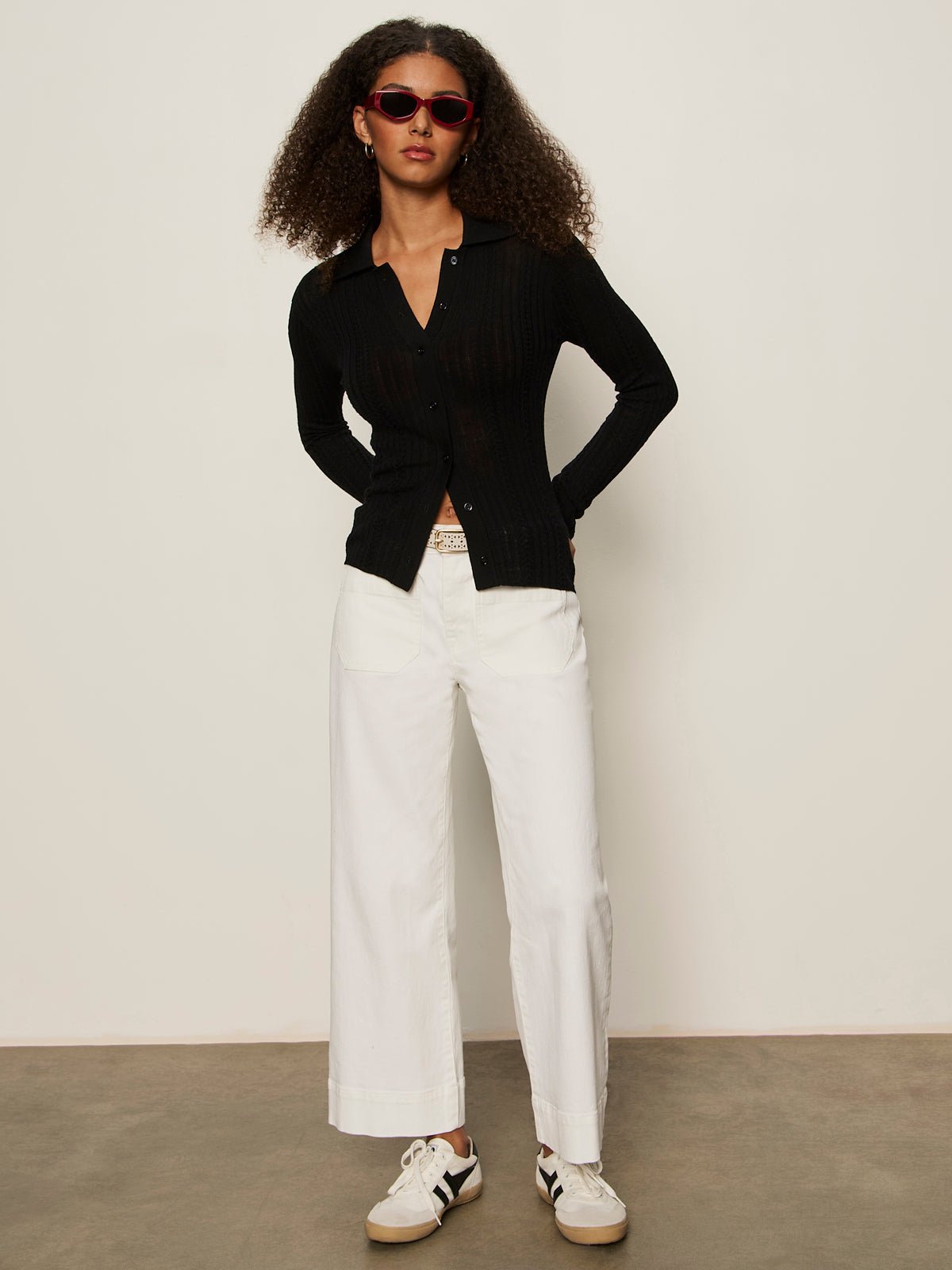 Dreamy Cable Shirt Black - Image 5