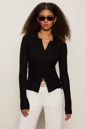 Dreamy Cable Shirt Black