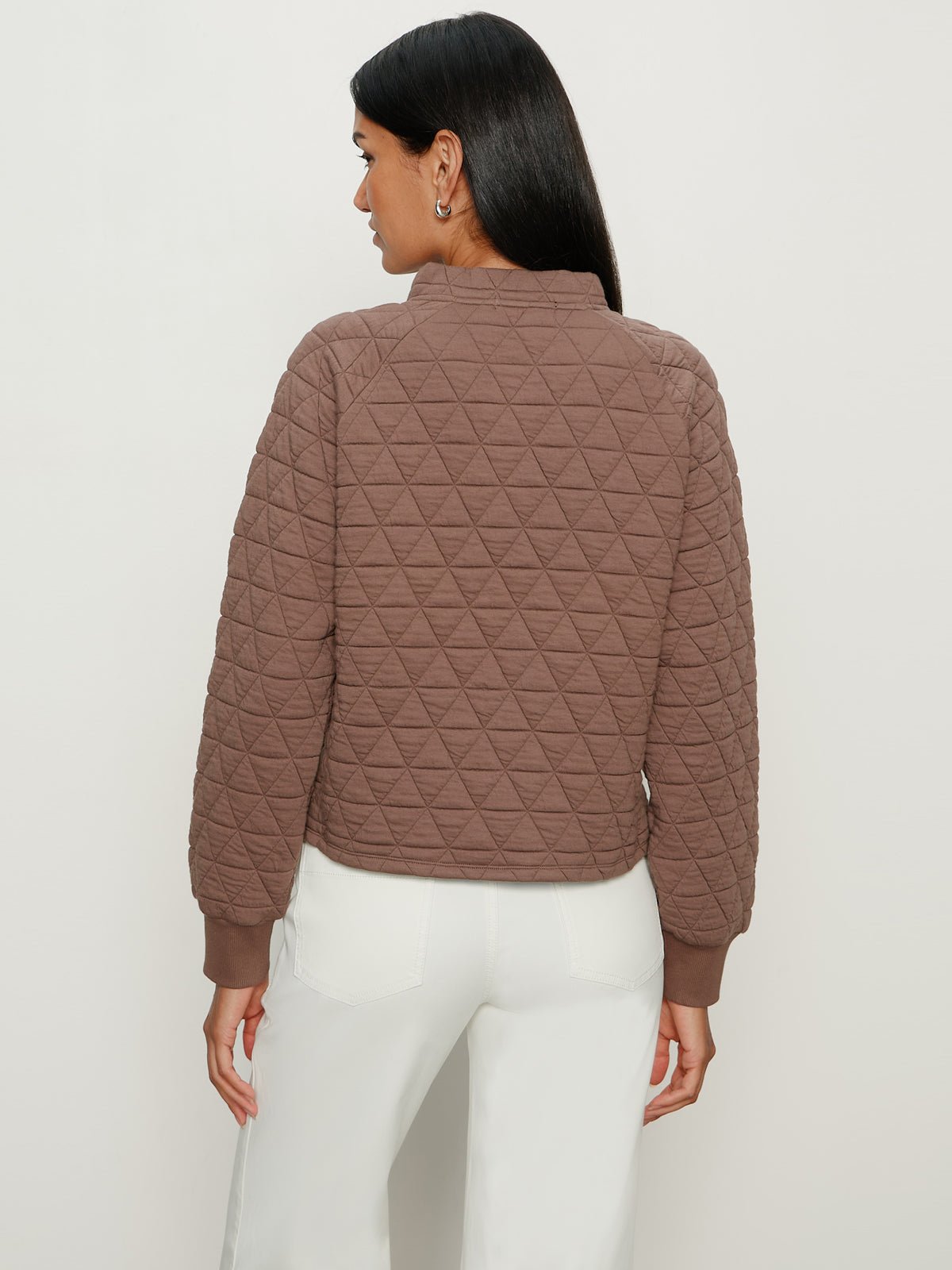 Quilted Button Popover Morel - Image 6