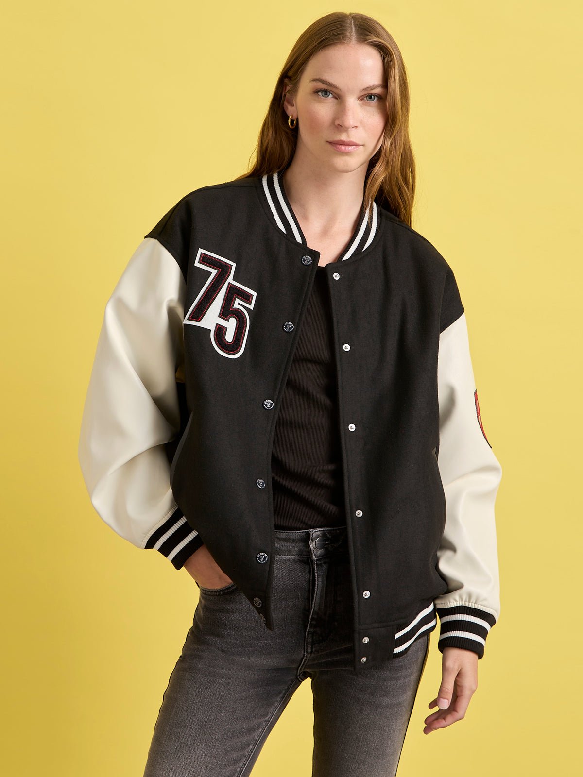 Sanctuary x PEANUTS 75th Anniversary Varsity Jacket - Image 2