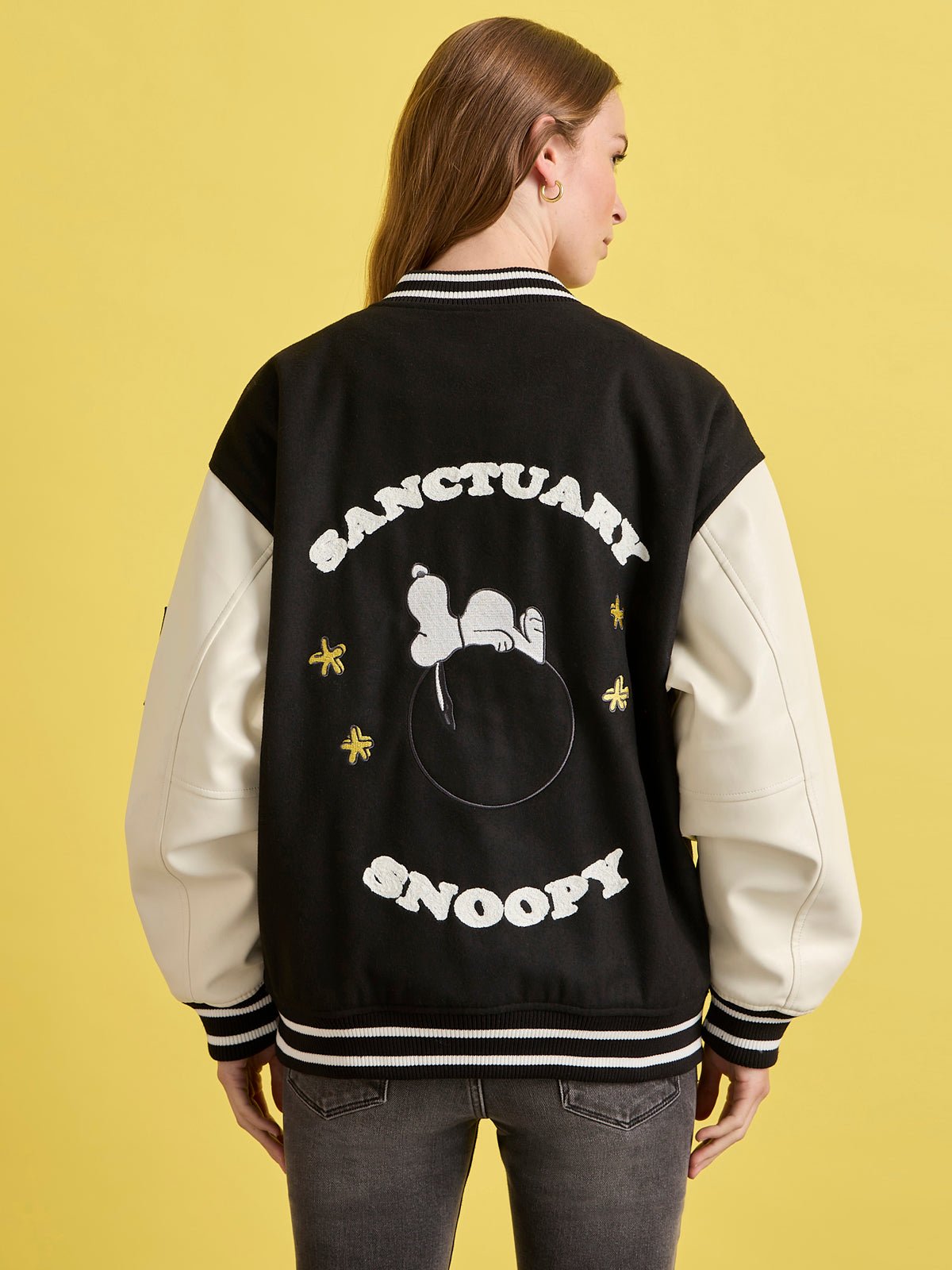 Sanctuary x PEANUTS 75th Anniversary Varsity Jacket - Image 3