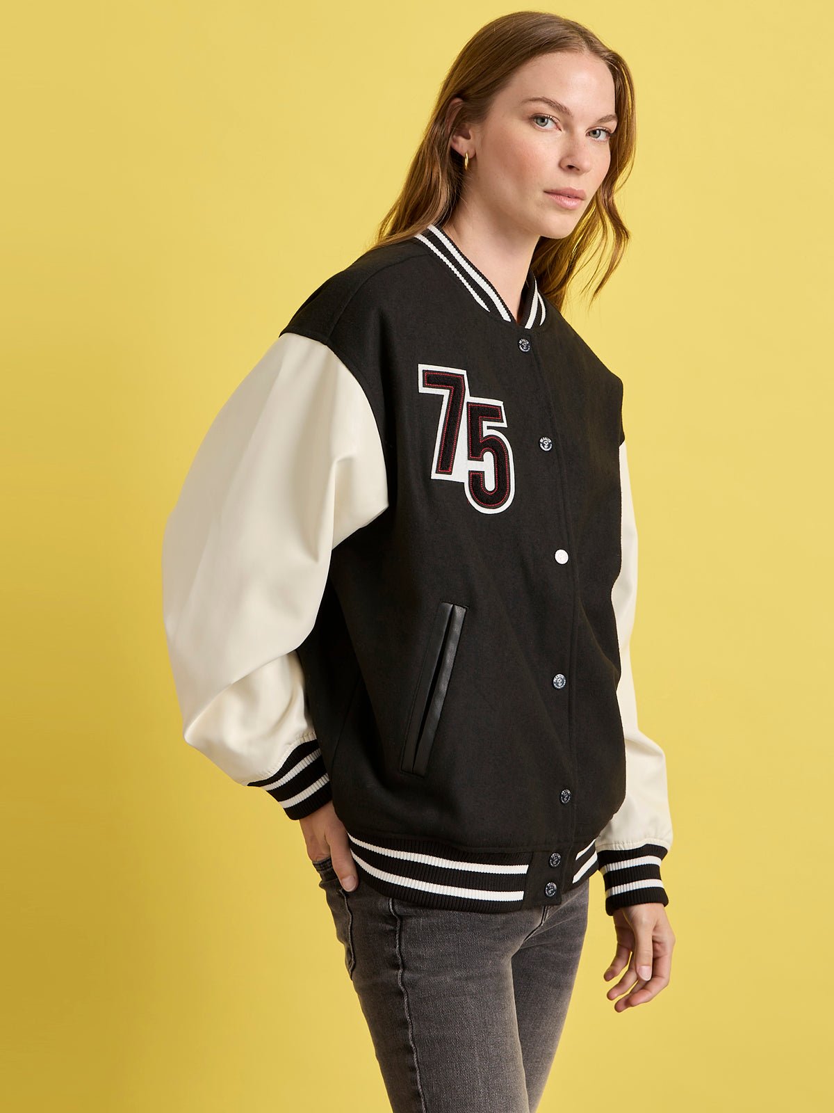 Sanctuary x PEANUTS 75th Anniversary Varsity Jacket - Image 7