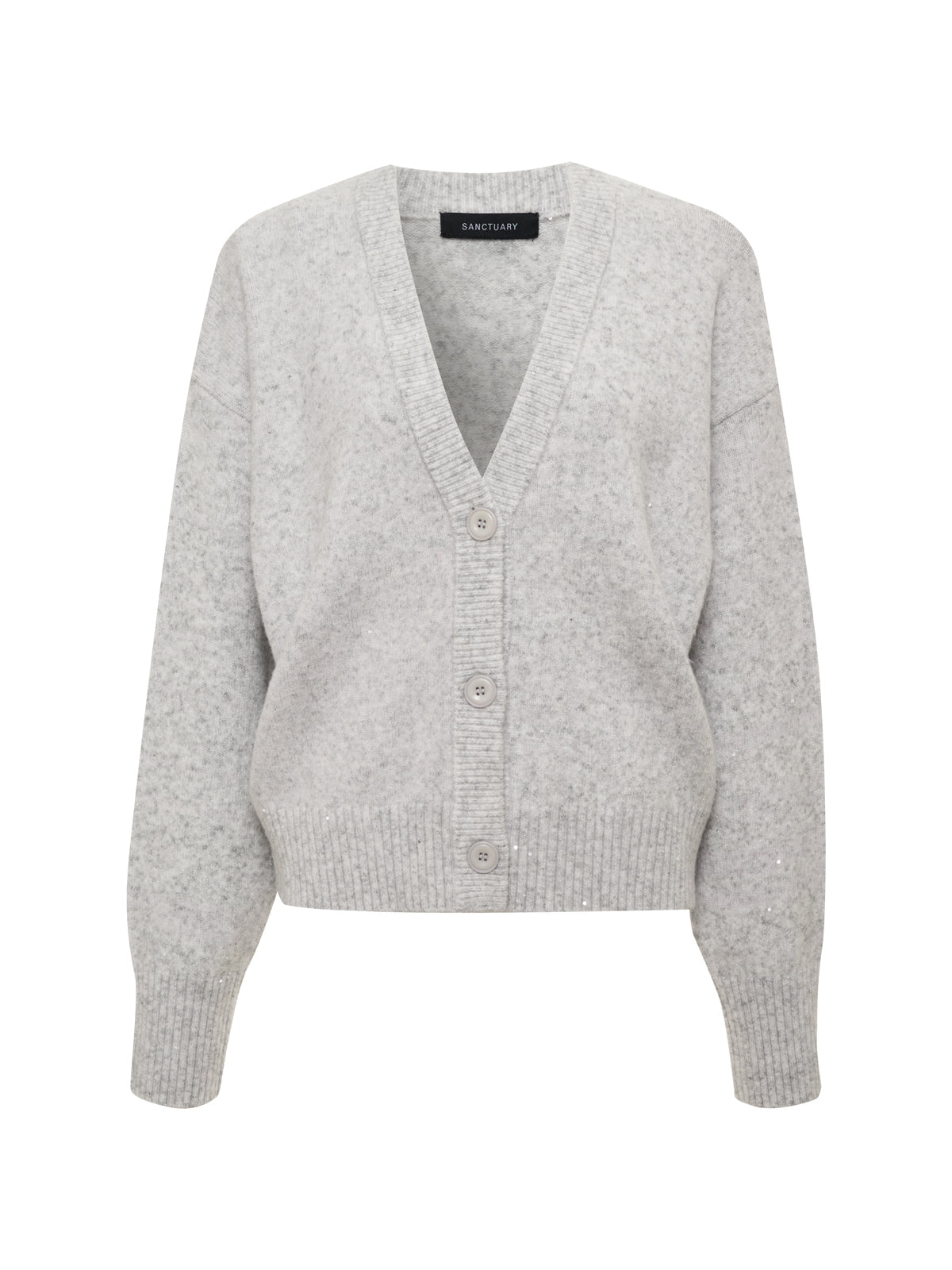 Shimmer Cardi Heather Grey Sparkle - Image 6