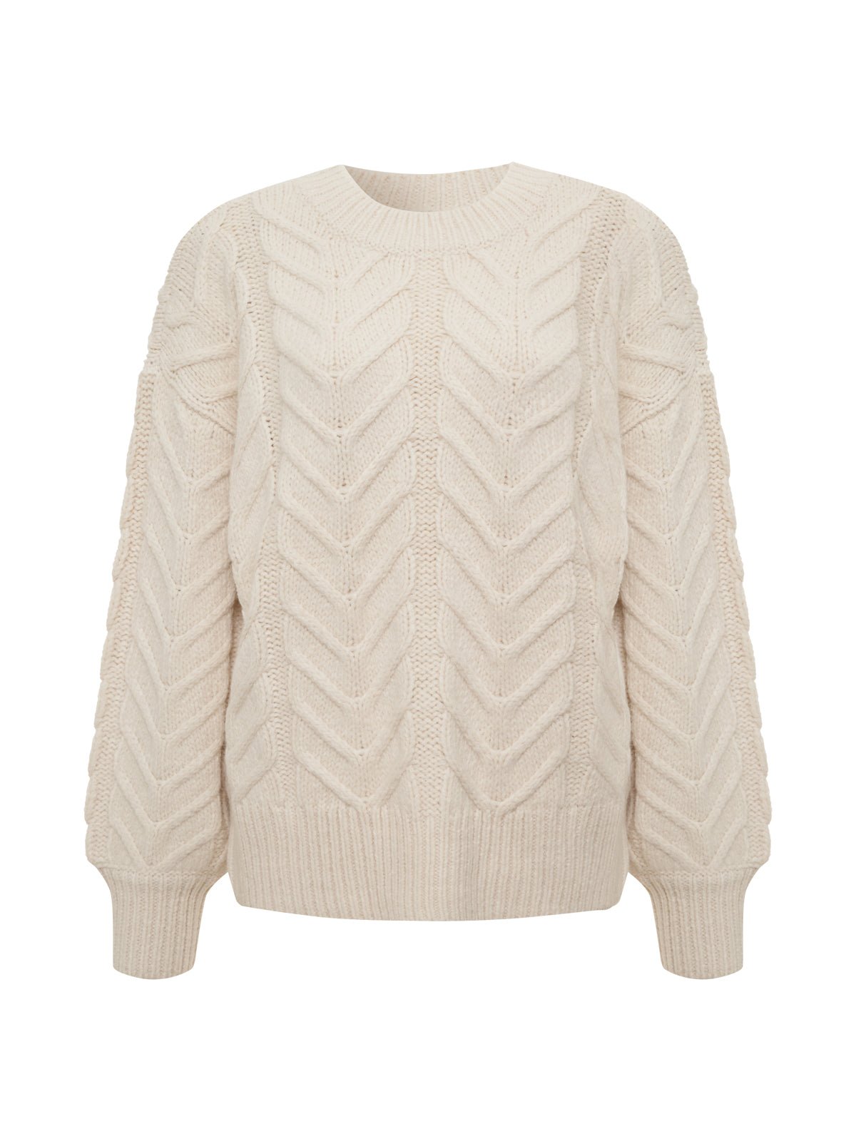 Snow Bunny Statement Sweater Chalk - Image 7
