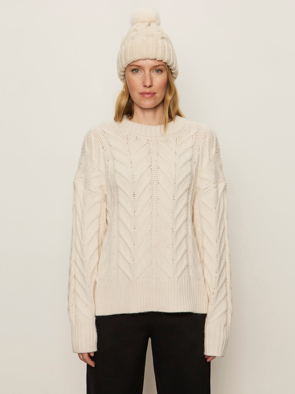 Snow Bunny Statement Sweater Chalk - Image 2