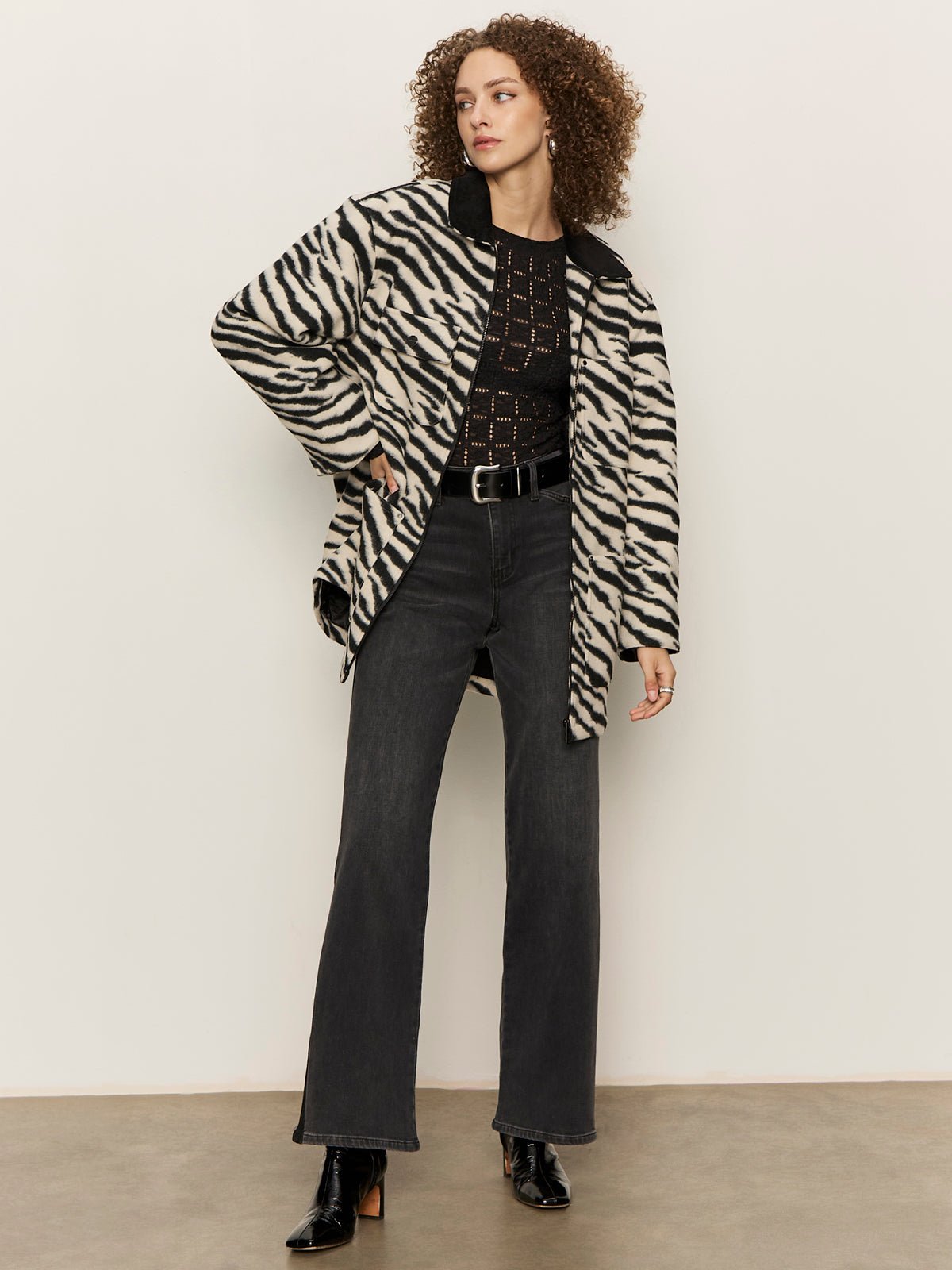 Soiree Barn Jacket Striking Zebra - Image 5