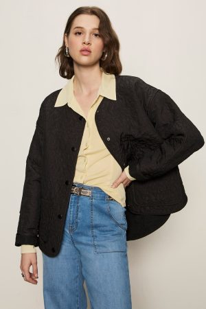 Transit Quilted Liner Jacket Black