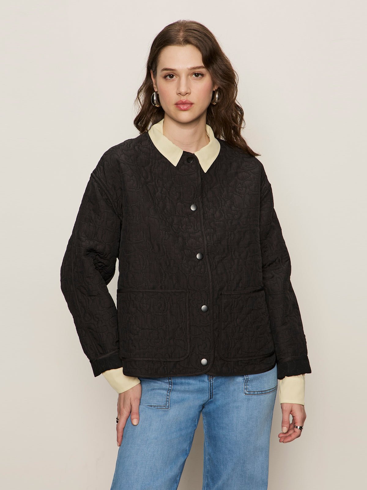 Transit Quilted Liner Jacket Black - Image 2